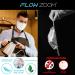 FLOWZOOM Washable Fabric Masks | Adjustable White Mouth & Nose Protection | size M - International Shipping Available - Buy Online on GoSupps.com