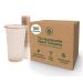 Sustainable Agave Co - Agave Fiber Cups - Plastic-Free Biodegradable Compostable Plant-Based - Clear 12 Ounce - 100 Count