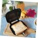 OUNONA Sandwich Skillet Grilling Frying Pan Turnover Maker Sandwich Maker Pan Electric Pancake Griddle Bbq Grill Plate Bbq Griddle Plate Toast Maker Bread Corn Aluminum Alloy Household 36.5X16CM Black - Buy Online on GoSupps.com