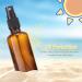 8x30ml Brown Glass Spray Bottles - Empty Atomizer for Perfume Essential Oils & Travel - Set with Funnel & Label Stickers - Buy Online on GoSupps.com