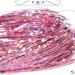 Sparkle and Shine with Pink Hair Tinsel Kit - 6Pcs 1200 Strands Fairy Hair Extensions | Heat Resistant Glitter Tinsel for Women - Buy Online on GoSupps.com