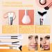 NATOSU 2 Piece Nose Contour Brush Set 2 in 1 U Shaped Brush and Fluffy Brush for Shaping and Defining the Nose Fishtail Highlighter Brush for Nose Shine - Buy Online on GoSupps.com