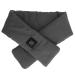Zlxhdl heating scarf electrically heated scarf skin -friendly 3 levels of temperature setting washable heating scarf for adults children older people (gray)