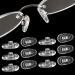 6 pairs of nose pads silicone slipproof glasses pads transparent for glasses sunglasses slipproof stopper glasses nose pad glasses accessories