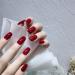 Press on Nails Long Fake Nails 24Pcs Shiny Red False fingernail with Self-Adhesive Jelly Nail Glue Tabs Press On False Nails - Buy Online on GoSupps.com