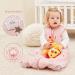 Looxii Baby Sleeping Bag 2.5 TOG 100% Cotton | Soft Newborn Sleep Sack for Boys and Girls 0-6 Months | Pink - Buy Online on GoSupps.com