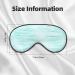 Blue Bright Sleep Mask - Double-Sided Soft Adjustable Eye Covers for Optimal Sleep & Eye Edema Reduction - Shop Internationally - Buy Online on GoSupps.com