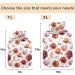 NAANLE Hot Water Bottle with Cover - Watercolor Poppy Flower 2L Large Warm-Up Bag for Menstrual Cramps & Heat/Cold Therapy | International Shipping - Buy Online on GoSupps.com