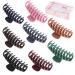 Large Matte Hair Claw Clips - 8 Color Options - 4.3 Inch Nonslip Hair Clamps for Women and Thinner Hair Styling - Buy Online on GoSupps.com