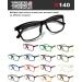 Twinkle Twinkle Big Lens Simple Plain Colorful Reading Glasses 2 Pairs Black +3.00 Magnification | Comfort Designed R140 - Buy Online on GoSupps.com