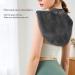 GOOWAFUR Nackshodeitickise - Electrically Heated Breast & Shoulder Wrap | Adjustable Temperature Safe & Skin-Friendly Heating Pillow for Back Cramps | Ideal for Women & Men - Buy Online on GoSupps.com