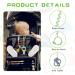 Vicloon Silicone Toy Clip 2Pcs Toy Safety Straps Food Grade Silicone Pacifier Clips Sippy Cup Strap Adjustable Stroller Pacifier Strap Hanging Toys Baby Toy Anti Drop Chain (Blue/Green) - Buy Online on GoSupps.com