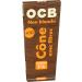 OCB Virgin Unbleached Pre-Rolled Rolling Paper Cones 1-1/4 Size (84mm) - 12 10-Packs - 120 Cones - Buy Online on GoSupps.com