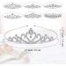 Girls Crystal Tiara Heart Rhinestone Crown - Perfect for Wedding, Prom, Birthday Party - 6 Pieces (Delicate Style) - Buy Online on GoSupps.com