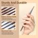 Modelones 3pcs Kolinsky Acrylic Nail Brush Set - Sizes 8/10/12 | For Acrylic Powder, Nail Extensions, 3D Nail Carving | Round Shaped Brushes with Wooden Handle - Buy Online on GoSupps.com