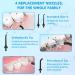 Cordless Water Flosser with 3 Modes & 4 Tips | Portable Oral Irrigator for Travel | IPX7 Waterproof Teeth Cleaner - Black - Buy Online on GoSupps.com