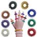 40 pieces acupressure rings 8 colors spiky sensory finger massage ring fascia rings finger noiseless relaxing massage rings for fingertip acupressure ring set for adults