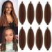 COOKOO 24 Inch Pre-Separated Springy Afro Twist Hair For Butterfly Soft Locs 8 Packs Honey Brown Synthetic Marley Crochet Braiding Hair Spring Twist Hair For Poppin Spring Twist Hair For Black Women (10 Strands/Pack 30#) 2…