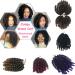 Coolbers 6 Packs 8 Jumpy Magic Locking Crochet Braids - Ombre Red Jamaican Bounce Curl Extensions (1B/Castle) - International Shipping Available - Buy Online on GoSupps.com