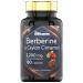 Berberine with Ceylon Cinnamon: 2200 mg Per Capsule - 180 Capsules | Natural Berberine Supplement for Cardiovasular & Circulatory System Health* | 6 Month Supply | Made in The USA!