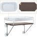 LSAIFATER Cat Window Perch with Metal Support - Spacious Cat Hammock and Comfortable Bed for Kittens & Large Cats - Buy Online on GoSupps.com