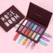 LUXAZA Holographic Glitter Eyeshadow Palette - Metallic Festival Style | Ultra Pigmented Shimmer | Waterproof & Long Lasting Eye Shadows - Colorful Glitter Makeup Kit - Buy Online on GoSupps.com