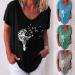 Shop Ppanguding Women's Summer Fashionable Casual Round Neck T-Shirt - Stylish Gray Printed Tops for Ultimate Comfort - Buy Online on GoSupps.com