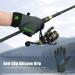 Extremus Buckwell Winter Gloves - Touchscreen Water Resistant Fishing Gloves for Cold Weather - Gray Large - Buy Online on GoSupps.com