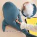 Giant Shark Plush Pillow 100cm Blue - Soft Stuffed Animal Toy for Kids - Buy Online on GoSupps.com