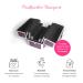 N&BF Small Professional Cosmetic Case in Lila | Robust ABS & Aluminum | Lockable 2-Tier Beauty Case with Fold-Out Sections - Shop Now! - Buy Online on GoSupps.com