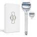 Ice Roller for Face  Electric Beauty Ice Roller for Face & Eye Puffiness Relief  Skin Care Tools  Ice Face Roller Reduces Puffiness Migraine Pain Relief  Two Roller Heads silver