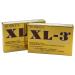XL-3 Cold and Flu Temporary Relieves Nasal Congestion Fever Aches and Pains Non-Drowsy 2-Pack of 20 Tablets Each