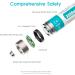 Buy 1.5V AA Rechargeable Batteries - 3500mWh High Capacity 1500 Cycles Fast Charge - 4 Pack Sky-Blue Li-ion Batteries for International Shipping - Buy Online on GoSupps.com