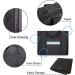 Jjring Dacron Art Portfolio Bag 18x24 Black - Lightweight Storage Case for Sketching and Drawing - Buy Online on GoSupps.com