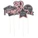 COOLHIYA 5 Packs Graduation Card Labels Tag Flower Vase Party Supplies Flower Container Diy Cards Graduation Party Layout Decor Flower Arrangement Ornaments Cake Props Paper Golden 16.00X13.70X0.10CM