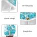 Tropical Leaves Dry Hair Cap & Quick Drying Towel Set | Super Absorbent Soft & Comfortable | 2 Piece with Button Headband - Shop Internationally - Buy Online on GoSupps.com