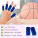 MEITREND Finger Protectors Compression Sleeves - 10 Pcs Thumb Splint Brace for Pain Relief - Breathable Elastic Finger Support Tape - Arthritis Trigger Relief - Basketball Baseball Compression Blue - Buy Online on GoSupps.com