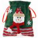 Abaodam 1 pc Present Fabric Decorative Christmas Knitted Bag Pendant Apple Retro Tree Felt Storage 1 count (Pack of 1) Green