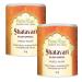 Shatavari powder organic (vegan ayurvedic raw food) Asparagus racemosus - ayurveda root powder without additives - filled & checked in Germany - Indian asparagus |Pureeraw 2-pack (2x 50g) Shatavari 50 g (2 pack)