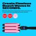 Trademark Beauty Babe Waves 3 Barrel Curling Iron Hair Waver 1 Inch Quick Heat Adjustable Temperature Hair Curler Perfect Beach Waver Hair Styling Tools 25mm Standard Ceramic Wand Pink 3 Barrel (1 Inch) - Buy Online on GoSupps.com
