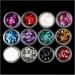 Aqxyedc 12 Box Holographic Butterfly Nail Art Sequin Set Laser Flake Nail Decoration Accessory Kit For DIY Polish Manicure wanglan 12B-10MLLSBF - Buy Online on GoSupps.com