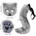 Cat Mask and Therian Tail Set Furry Fox Mask Furry Fox Set Furry Mask Fox Mask Mask Fox Costume Cosplay Costume Fox Costume Halloween Mask Tail and Furry Claws Plush Mask Fluffy Claw Gloves - Buy Online on GoSupps.com