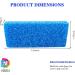 40 Pcs Blue Pumice Stone Foot Scrubber for Callus Removal and Skin Care - Buy Online on GoSupps.com