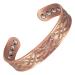Magcopper copper bracelet with natural relief for arthritis adjustable magnetic hardship for adult wrists (CPB-2046) (antique copper color)