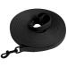 Tag trag leash for dogs drag line 5m/10m/15m/20m with handle and D-ring waterproof and easy to clean dog leash training line for small medium-sized dogs (black 20m) 20m black