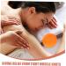 JeCompris 2-St Fascia Release Foot Massager & Yoga Balls - Myofascial Tension Relief Ice Hockey Massage Balls for Neck & Shoulder Pain - Red - Buy Online on GoSupps.com