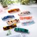 8-Piece Cellulose Acetate Hair Barrettes - Tortoise Shell French Design Clips for Women and Girls - Buy Online on GoSupps.com