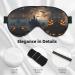 Halloween Flying Bats Eye Mask | Double-Sided Soft Blindfold with Adjustable Strap | Light Blocking Sleep Mask - Buy Online on GoSupps.com