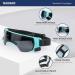 Namsan Sunglasses for Small Dogs | Windproof UV Protection & Waterproof Dog Glasses | Adjustable Rubber Band - Blue - Buy Online on GoSupps.com