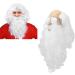 Ensemble perruque blanche barbe longue boucl e costume d'Halloween fausse moustache amusante faux moustaches sourcils nains blancs accessoires de f te de No l - Buy Online on GoSupps.com